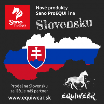 Nově Sano ProEQUI i na Slovensku!