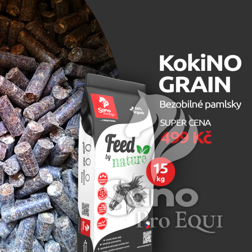 LETNÍ AKCE! Sano ProEQUI KokiNO GRAIN 15 kg