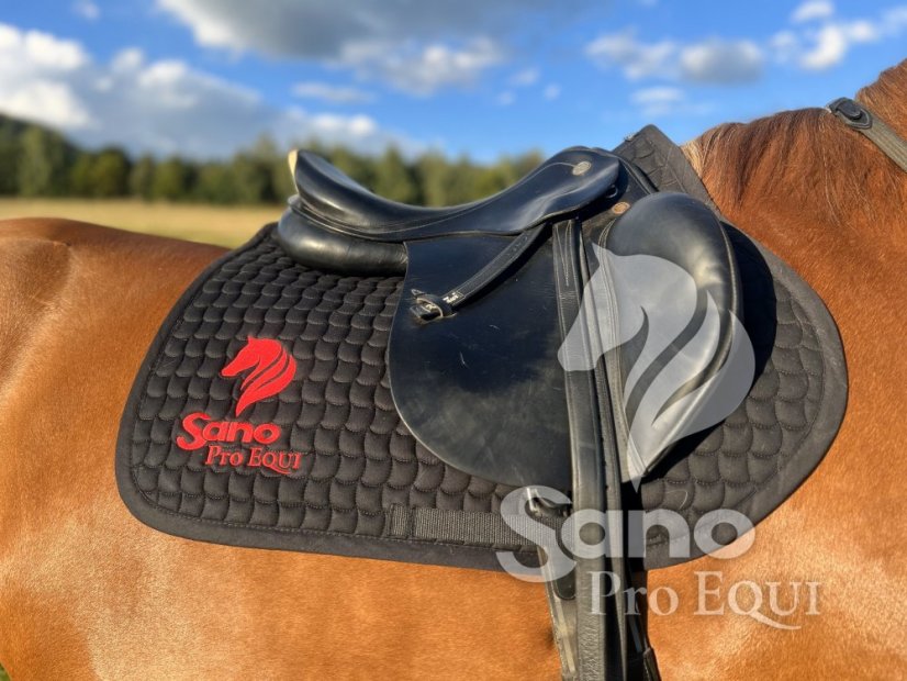 Sano ProEQUI Podsedlová dečka skoková černá